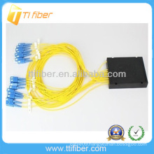 Singlemode 1x16 Fiber Optic Splitter /coupler with SC connector